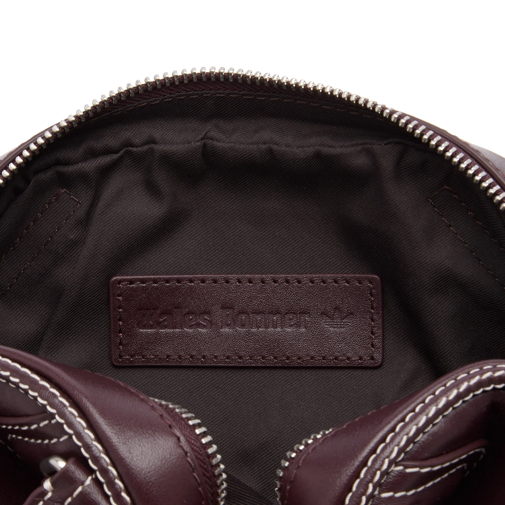 Adidas Originals x Wales Bonner Leather Bowling Bag Night Red